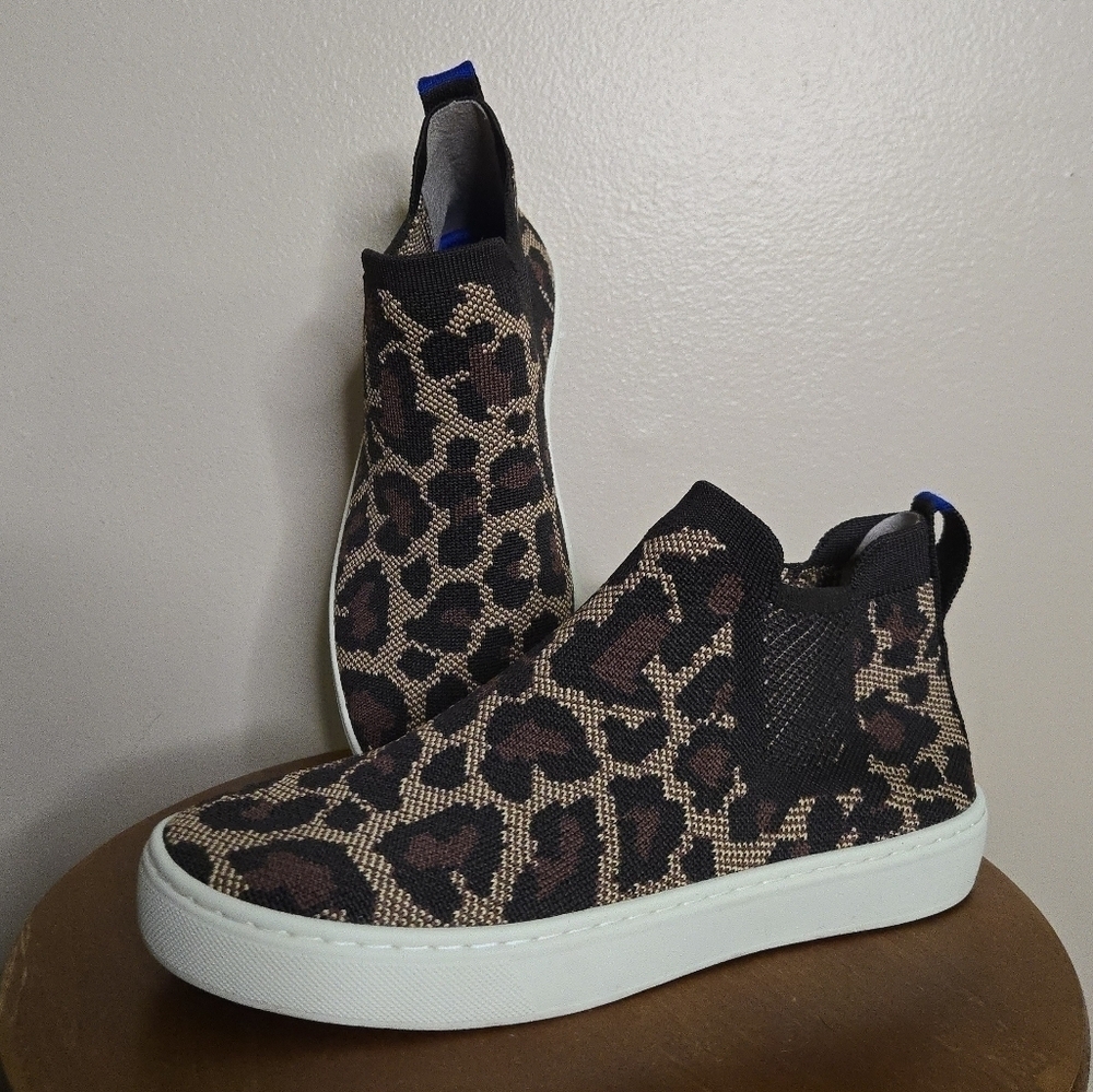 Rothy's Chelsea Boot Wild Leopard